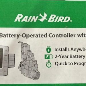 Rain Bird ESP9VIDVFKIT Battery Control Unit and DVF Valve Kit (Single station)