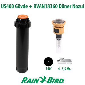 Rain Bird RVAN18360 Döner Nozul Tam Tur 4 - 5